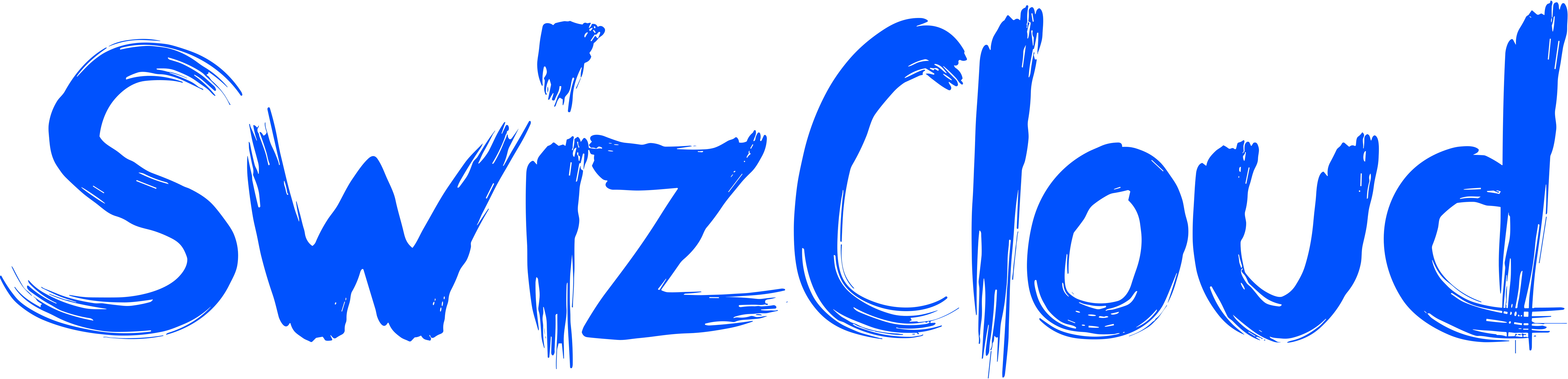 Bannière bleu de SwizCloud